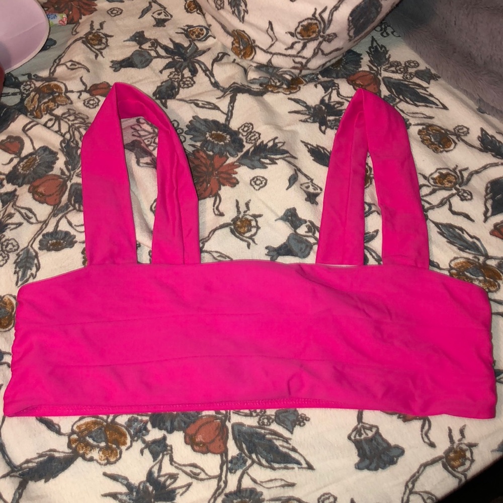 Shein hot pink top!